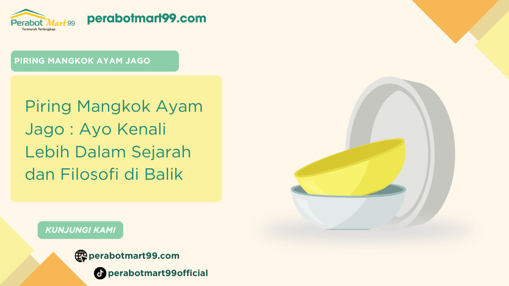 piring mangkok ayam jago