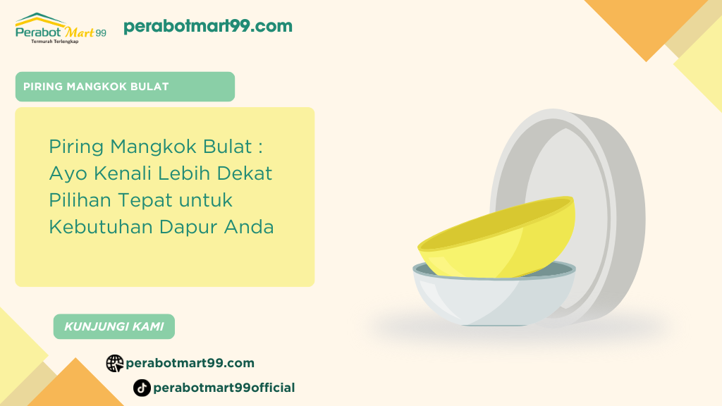 piring mangkok bulat