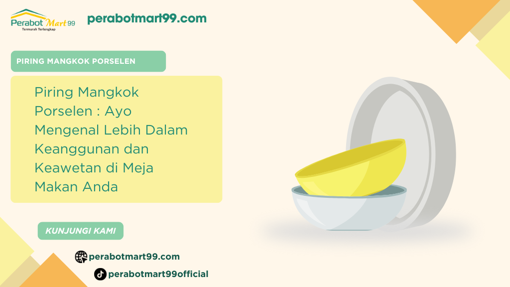 piring mangkok porselen