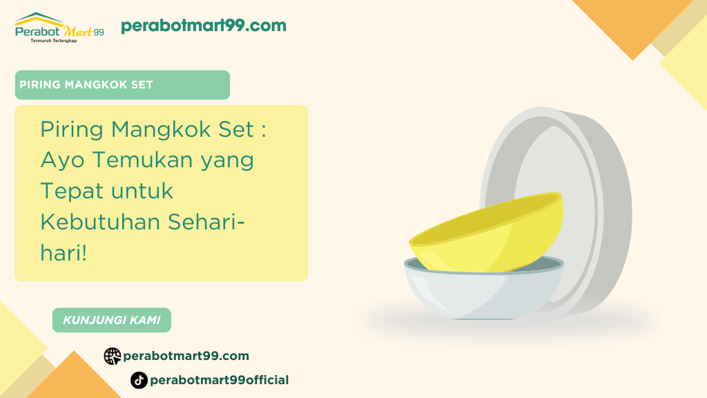 piring mangkok set