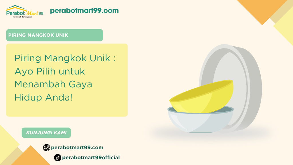 piring mangkok unik