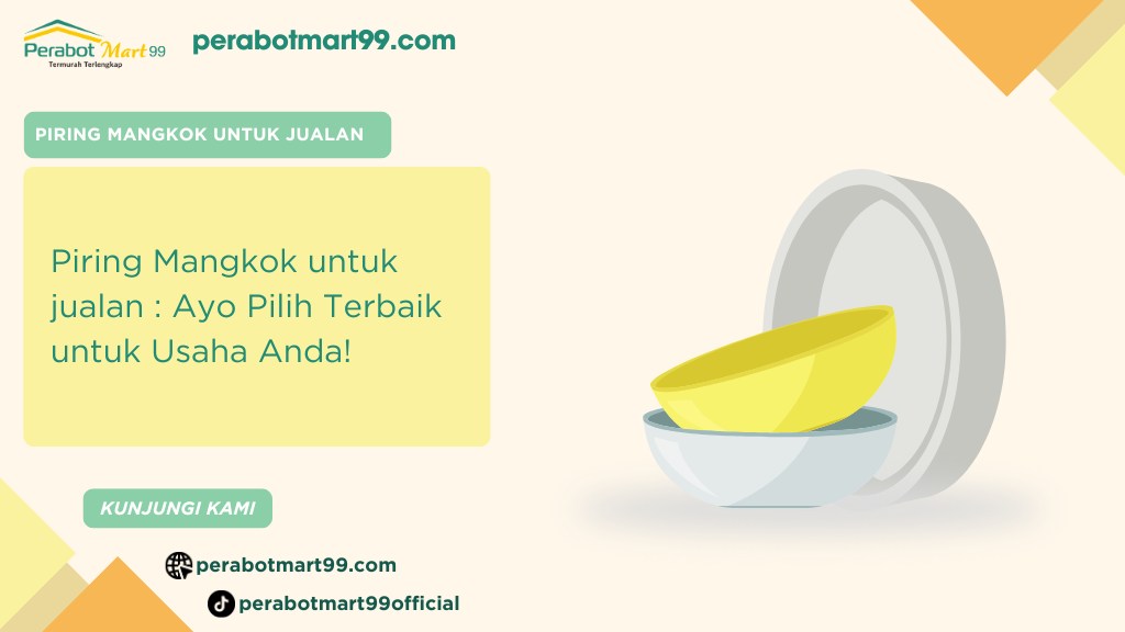 piring mangkok untuk jualan