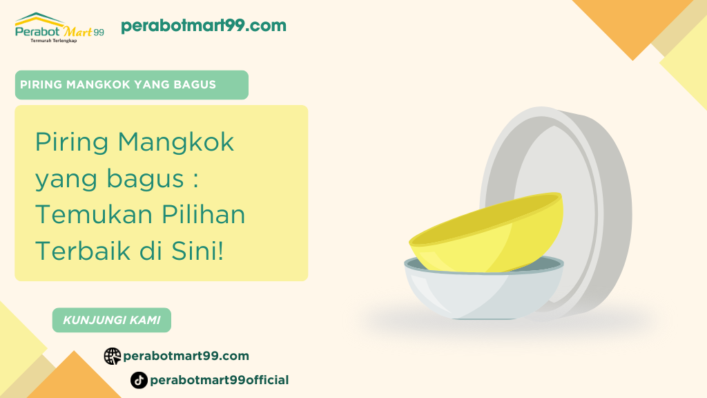 piring mangkok yang bagus