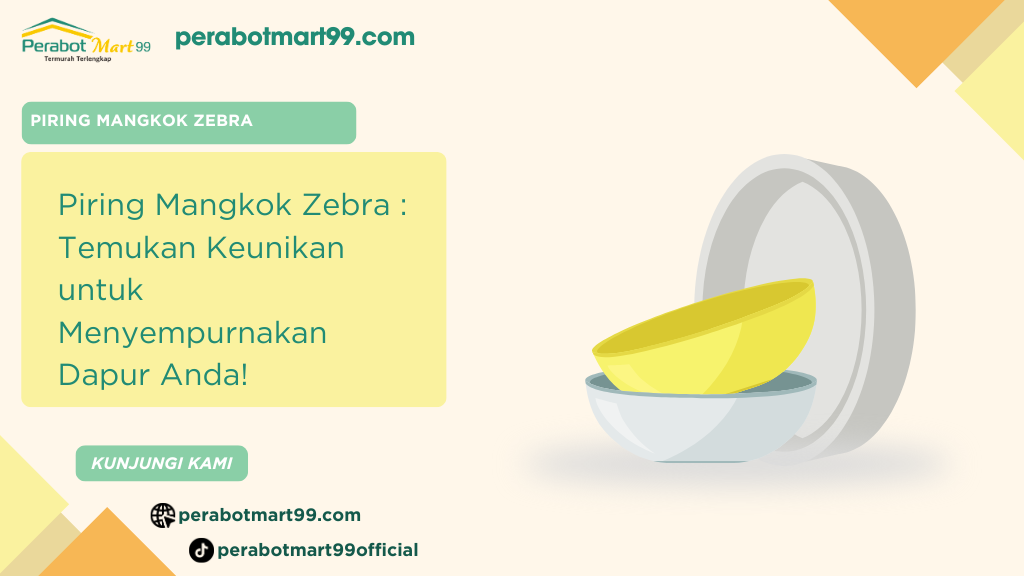 piring mangkok zebra