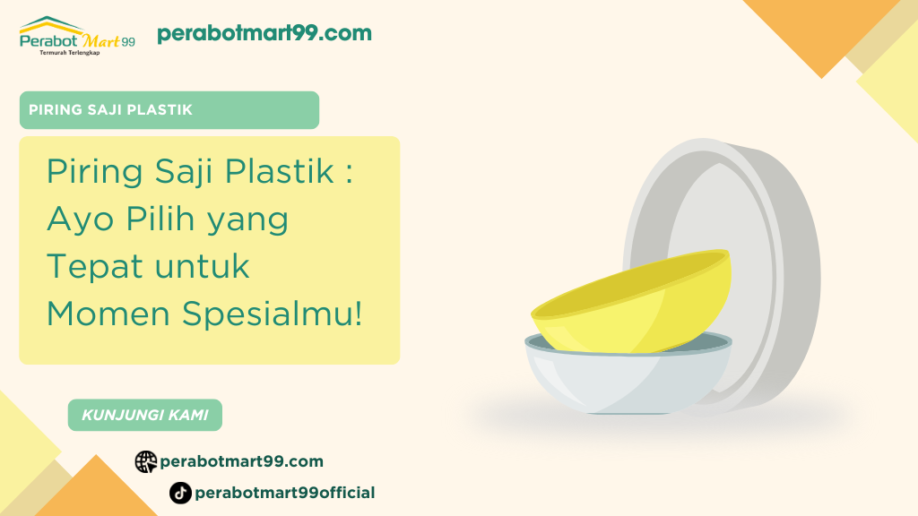 piring saji plastik