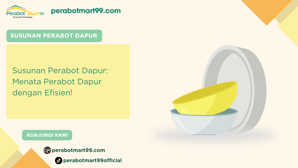 susunan perabot dapur