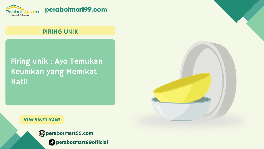 Piring unik