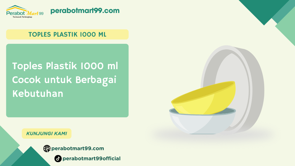 Toples Plastik 1000 ml