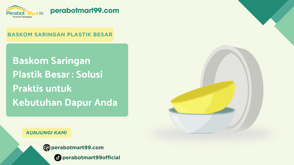 baskom saringan plastik besar