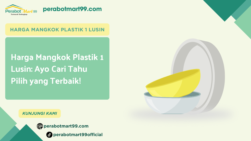 harga mangkok plastik 1 lusin