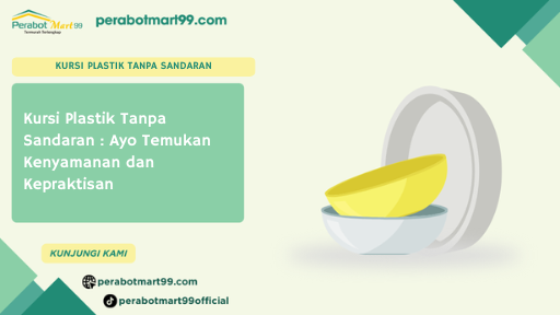 kursi plastik tanpa sandaran 19
