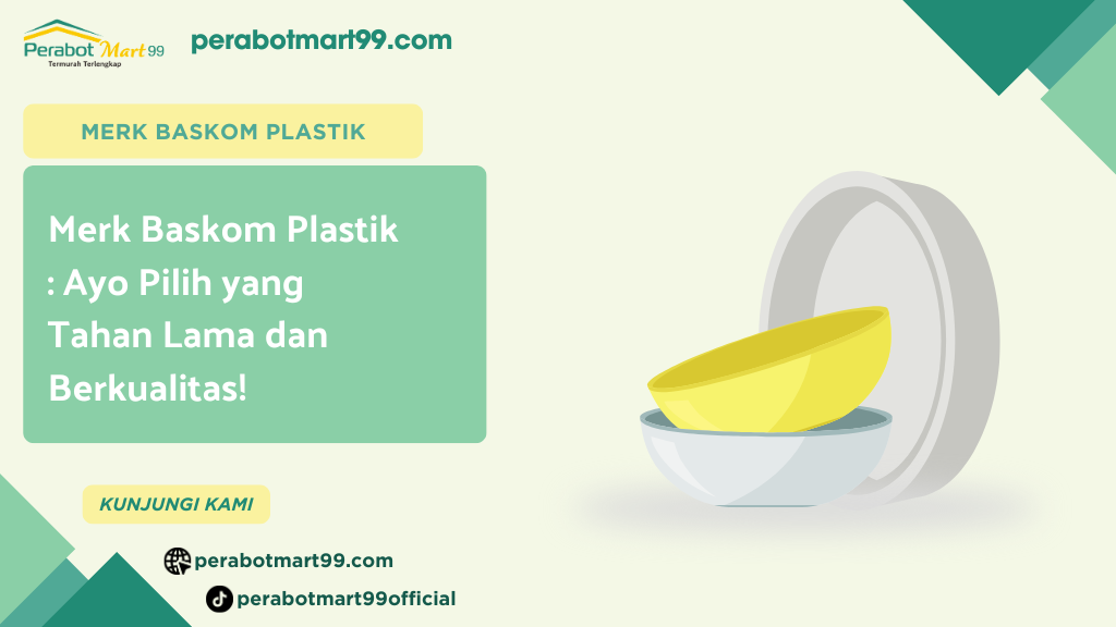 merk baskom plastik