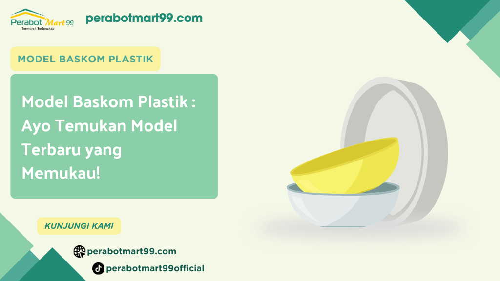 model baskom plastik