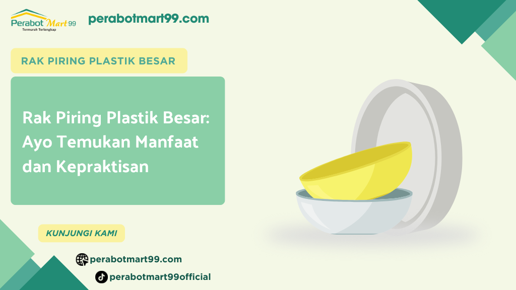 rak piring plastik besar